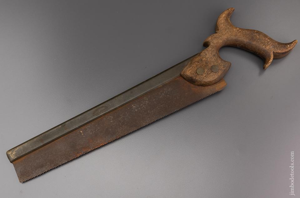 Rare GREEN, PICKSLAY & MILLINGTON 12 inch Brass Back Dovetail Saw - 96276