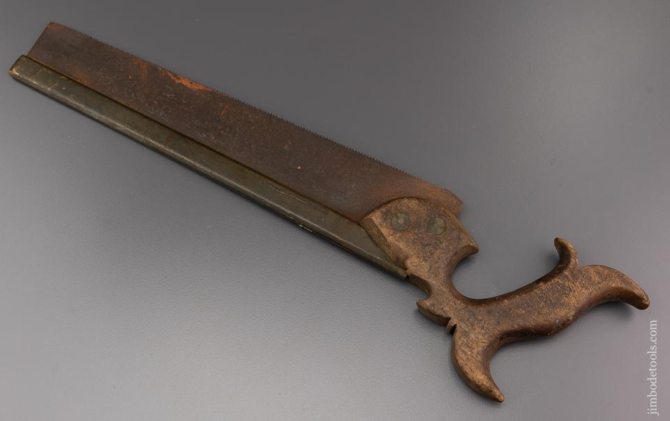 Rare GREEN, PICKSLAY & MILLINGTON 12 inch Brass Back Dovetail Saw - 96276