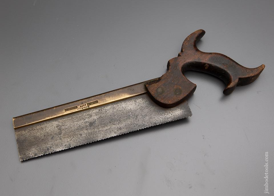 Gorgeous J.V. HILL LATE HOWELL Brass Back Dovetail Saw - 96277