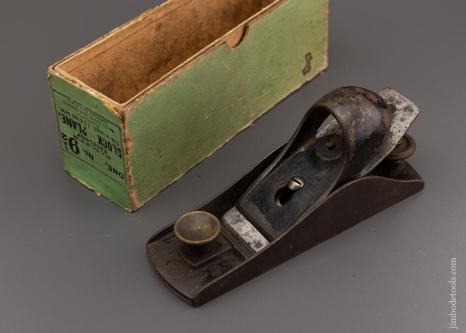 STANLEY No. 9 1/2 Block Plane in Original Green Box - 96388