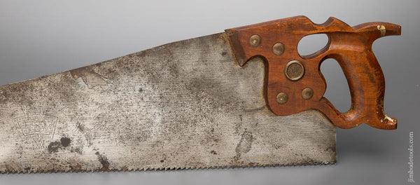 Fine DISSTON D-8 Thumbhole Rip Hand Saw - 96392