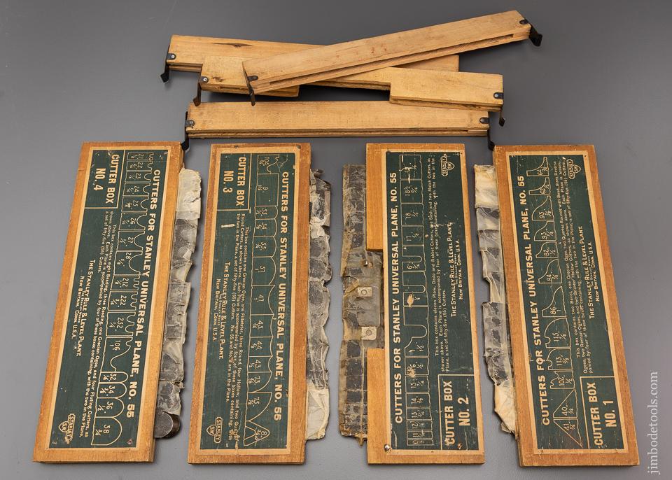 Fine STANLEY No. 55 Combination Plane 100% Complete in its Original Box - 96400