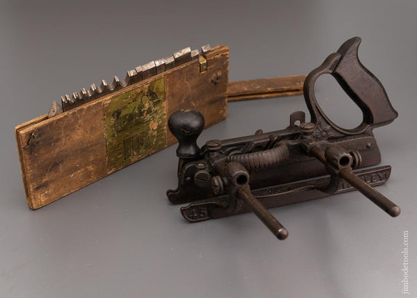 Early STANLEY No. 45 Combination Plow Plane - 96419