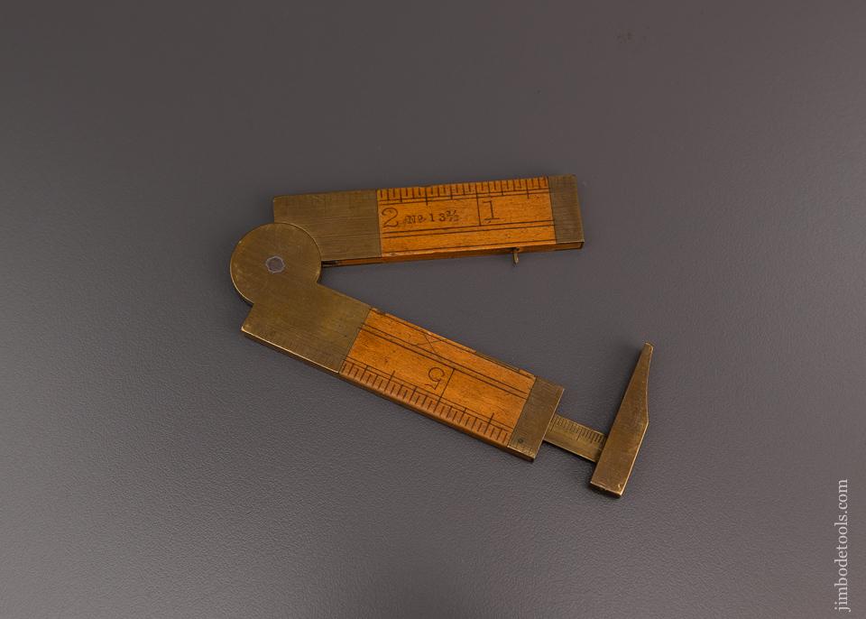 Fine STANLEY No. 13 1/2 Fat Caliper Rule - 96438