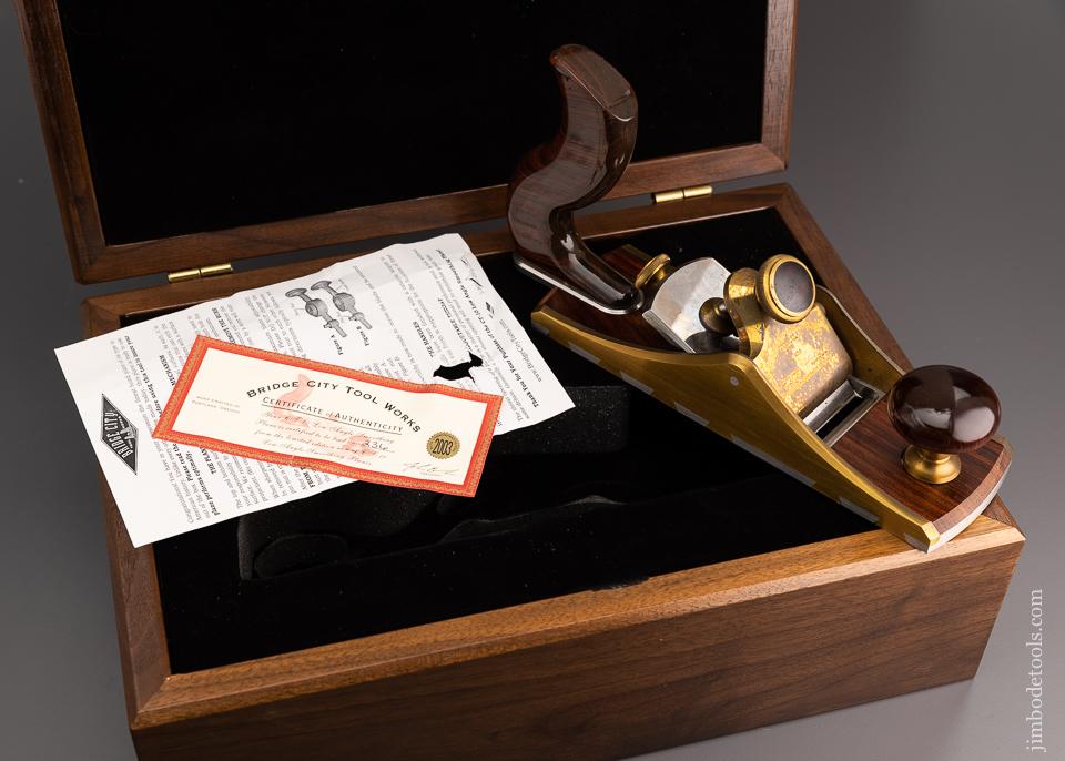 Fantastic  BRIDGE CITY TOOL WORKS CT-10 Low Angle Smoothing Plane in Original Box - 96496