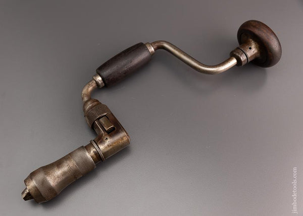 6 inch MILLERS FALLS Bit Brace with Rosewood Handles - 96499
