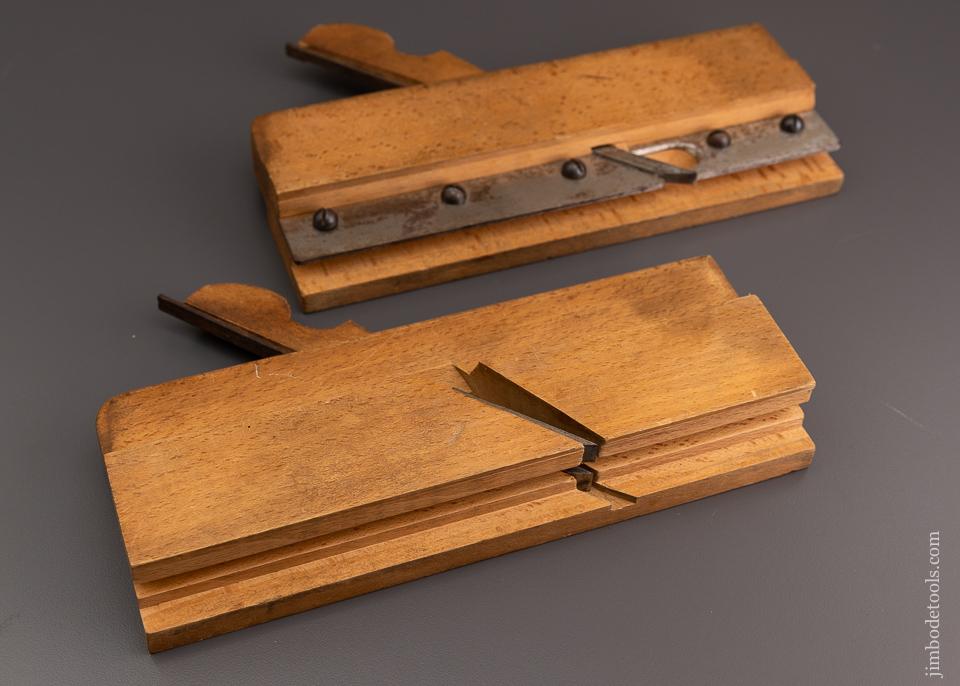 Extra Fine Near Mint Matched Pair 3/4 Tongue & Groove Planes No. 75 by OHIO TOOL  - 96510