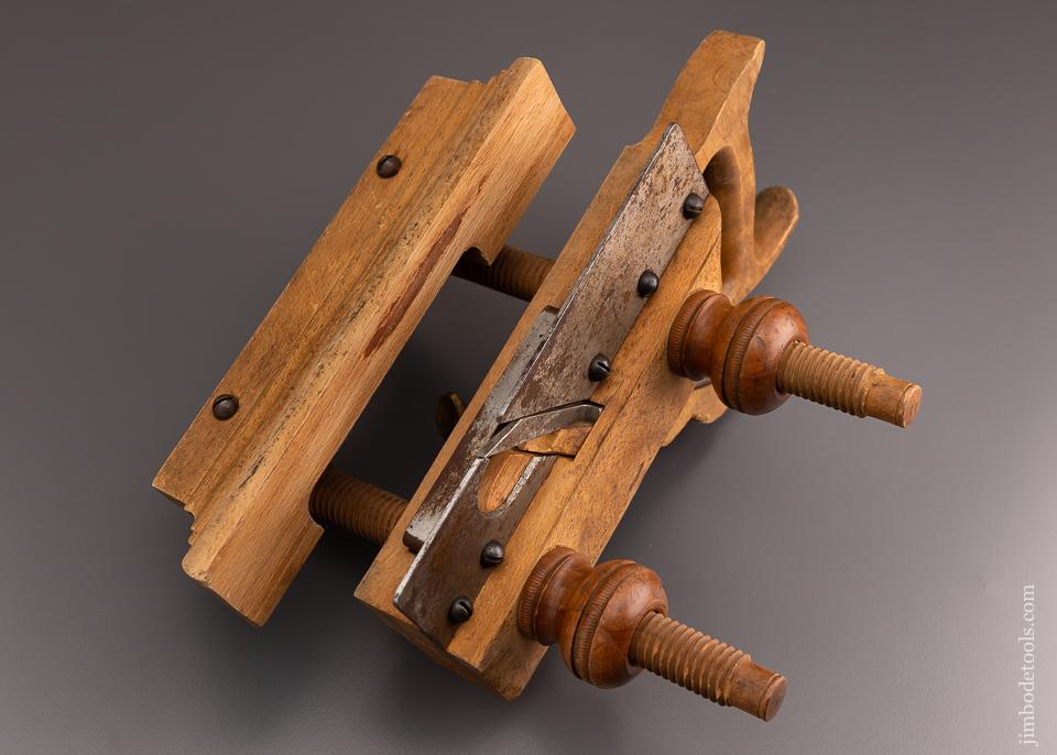 Fine SANDUSKY TOOL CO. Screw Arm Plow Plane with Patented Handle - 96512