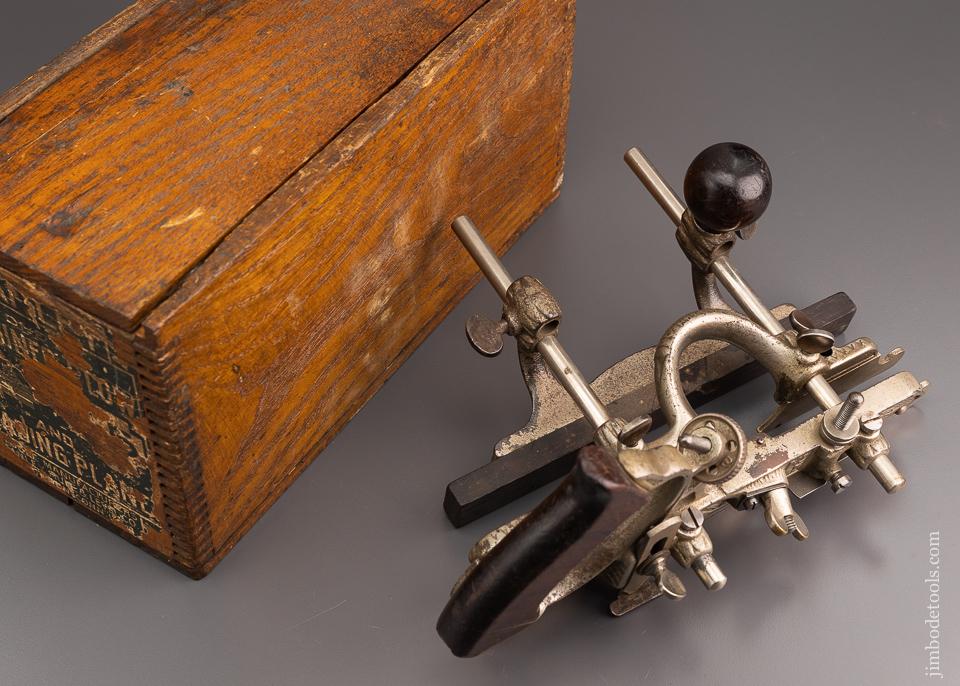 Complete STANLEY No. 45 Combination Plow Plane in Original Chestnut Box - 96529