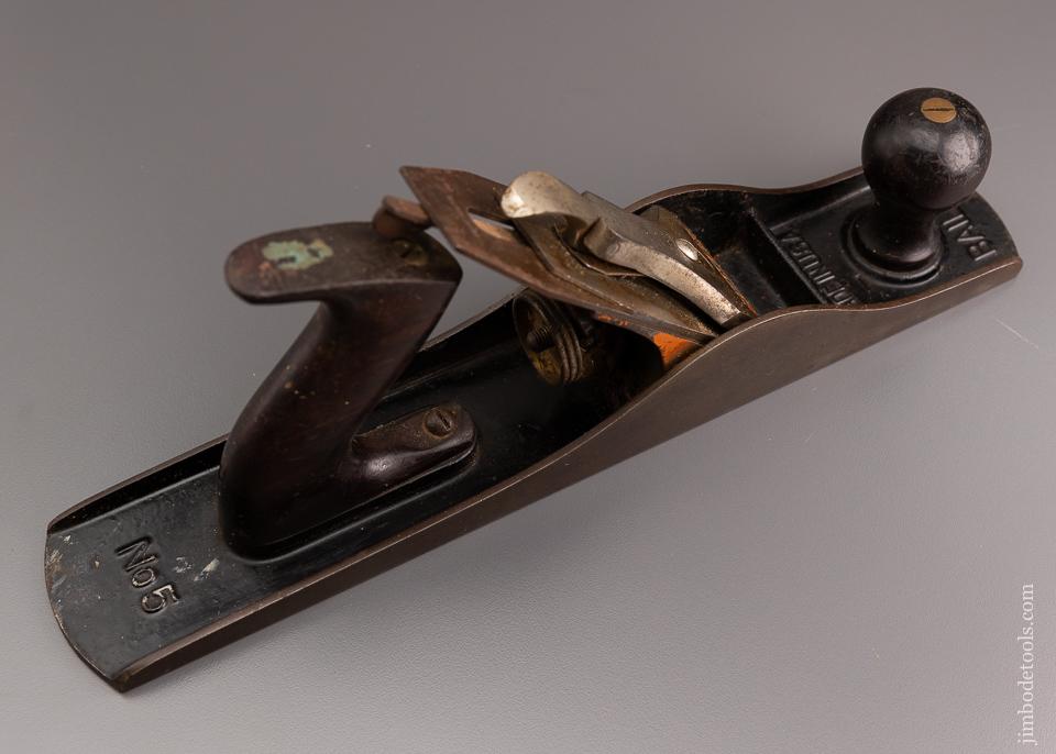 Fine STANLEY No. 5 SWEETHEART Jack Plane with Orange Sided Frog - 96531