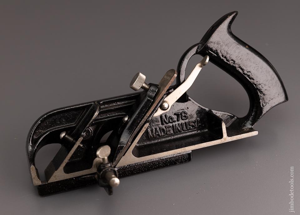 Near Mint STANLEY No. 78 Rabbet & Filletster Plane - 96540