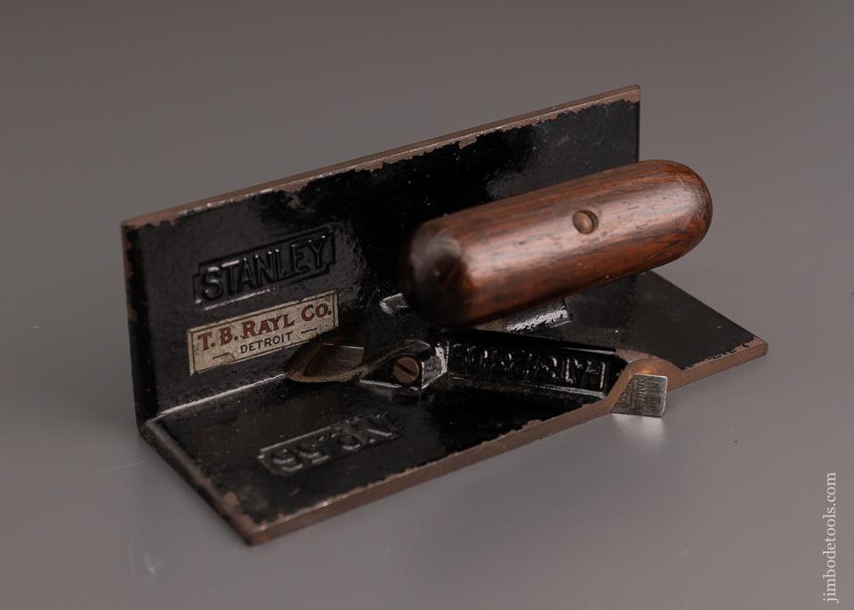 Rare & Fine STANLEY No. 56 Core Box Plane with Original Hardware Store Decal - 96553