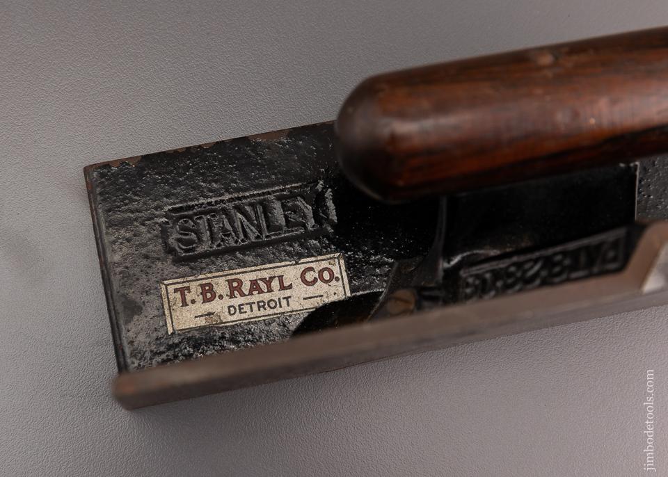 Rare & Fine STANLEY No. 56 Core Box Plane with Original Hardware Store Decal - 96553