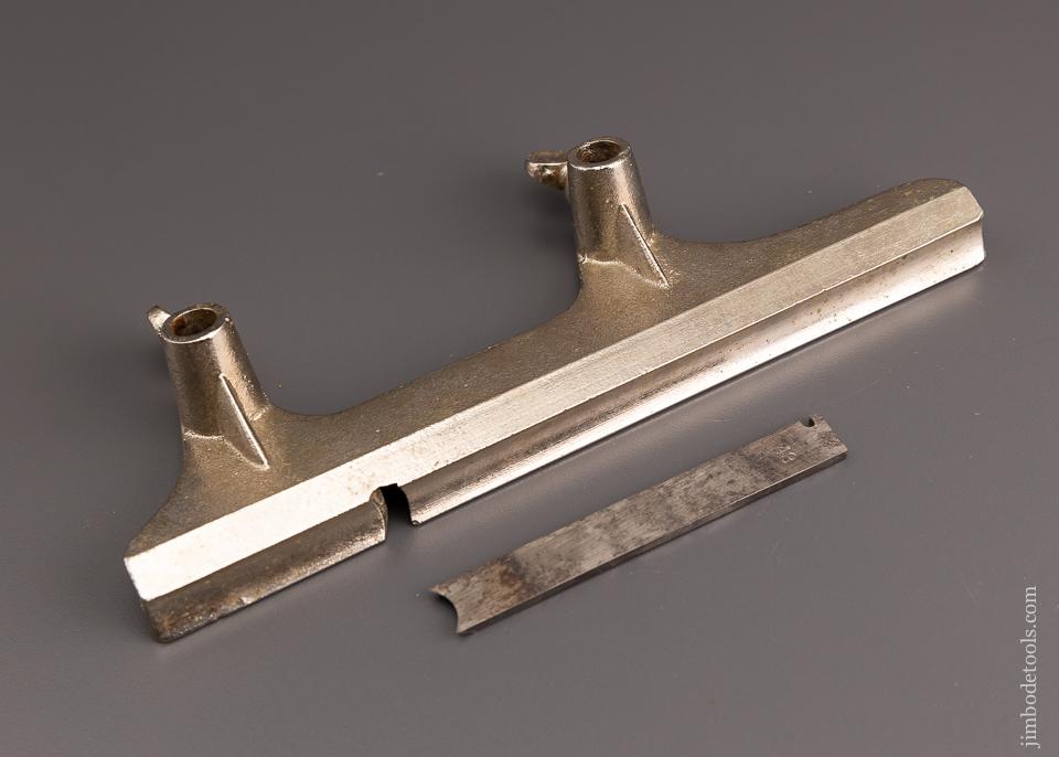 STANLEY No. 6H Base & Cutter for No. 45 Combination Plane Re-nickeled - 96556