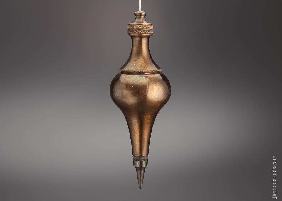 Remarkable 7 1/4” Brass & Steel Plumb Bob - 96578