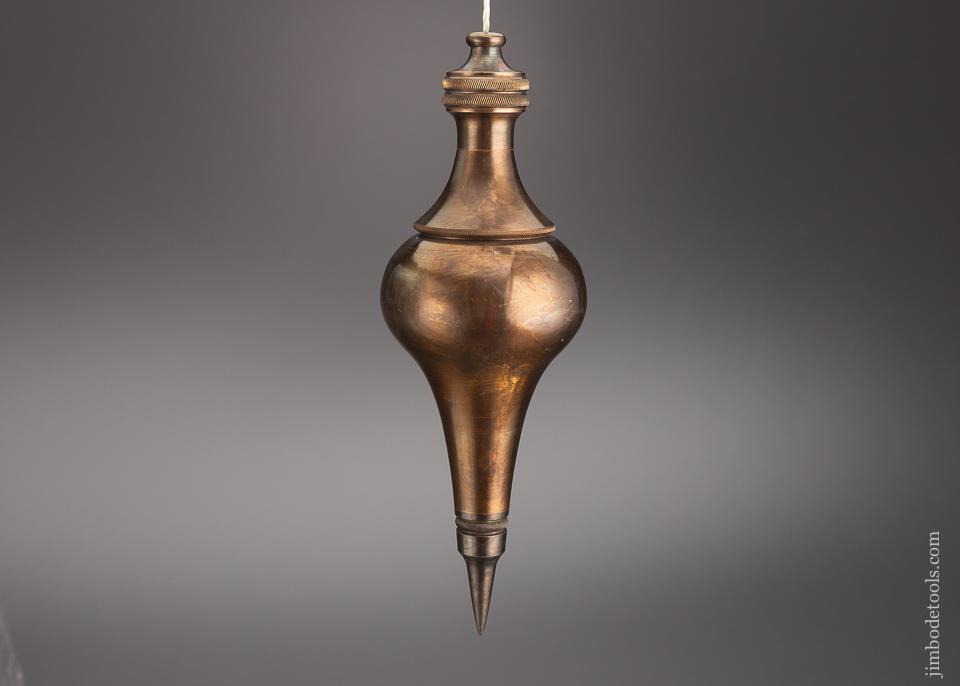 Remarkable 7 1/4” Brass & Steel Plumb Bob - 96578