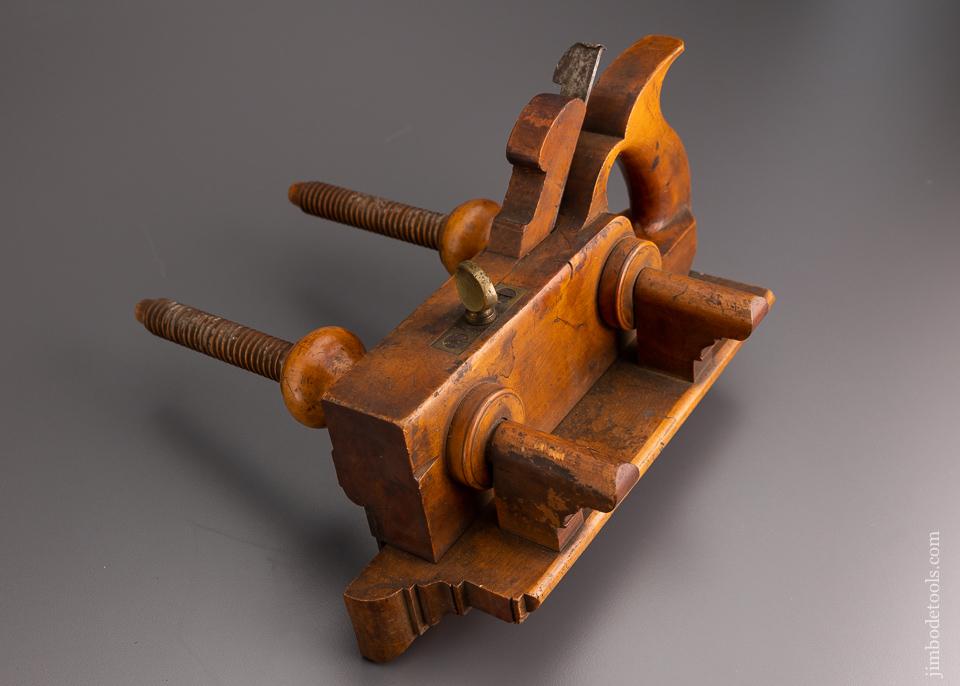 Fine Solid Boxwood Handled Screw Arm Plow Plane - 96607