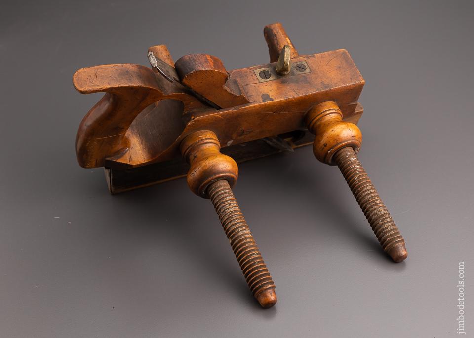 Fine Solid Boxwood Handled Screw Arm Plow Plane - 96607