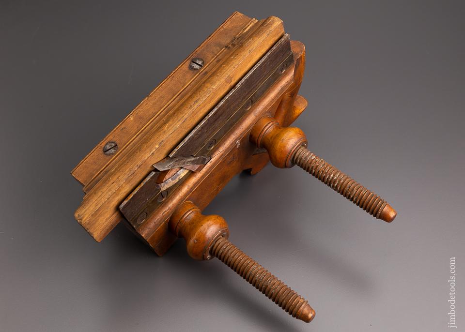 Fine Solid Boxwood Handled Screw Arm Plow Plane - 96607