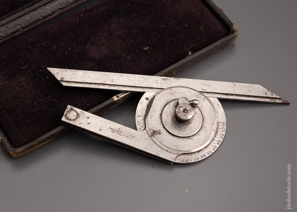 Fine STARRETT Protractor in Original Box - 96615