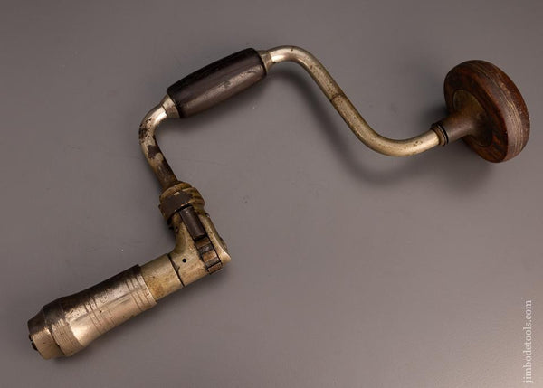 MILLERS FALLS No. 63 Bit Brace Rosewood 8 Inch PAT’d. 1871 - 96624