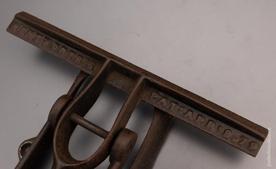 WENTWORTH PATENTED Quick Release Saw Filing Vise 1879 Patent Fine - 96653