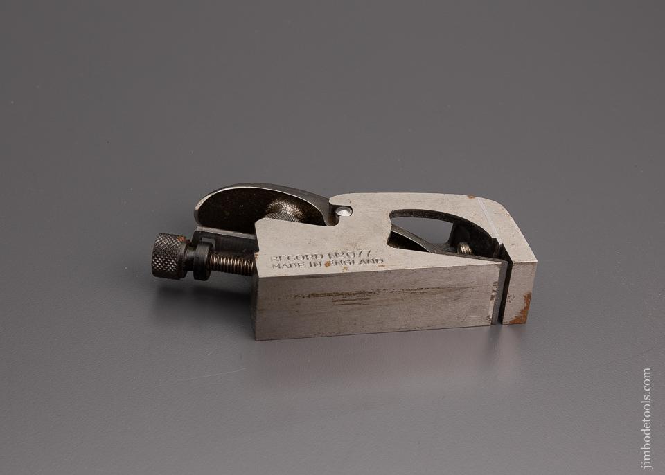 RECORD No. 077 Bull Nose Shoulder Plane Near Mint Unused - 96684