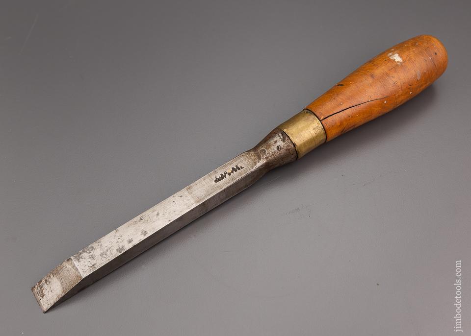 Massive 3/4 inch Mortise Chisel with Boxwood Handle I. SORBY - 96689