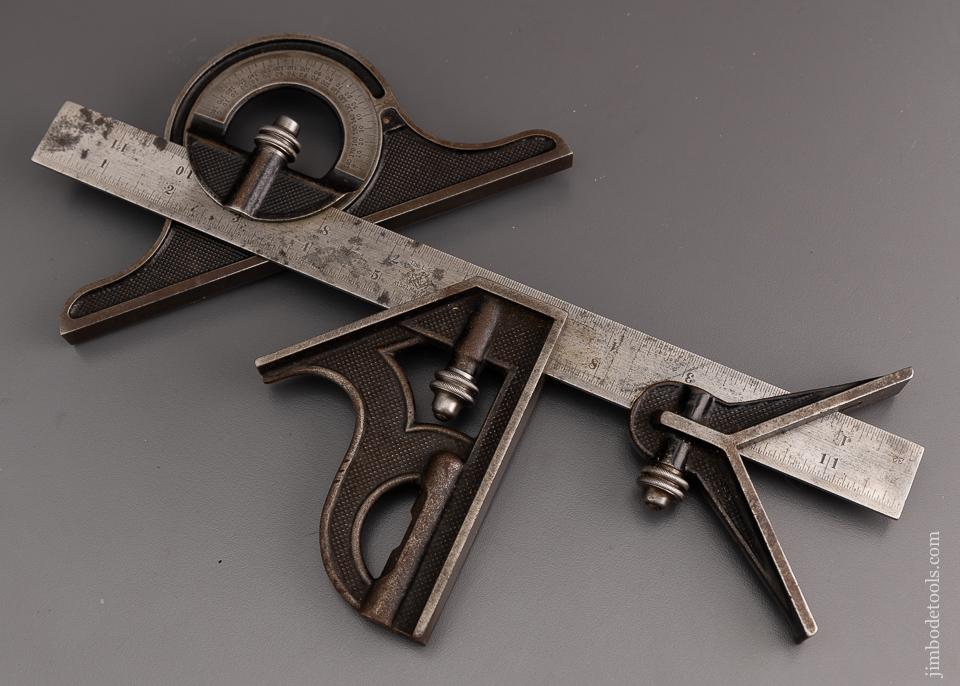 Excellent STARRETT Combination Square Set - 96690