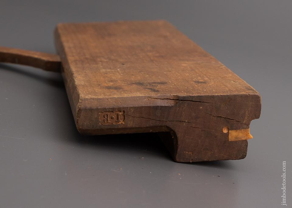 Remarkable 3/8 Side Bead Moulding Plane with Bone Boxing Signed J*B Fine - 96694
