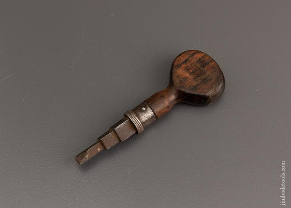 Rare rosewood Locksmith’s Screwdriver by SARGENT - 96738