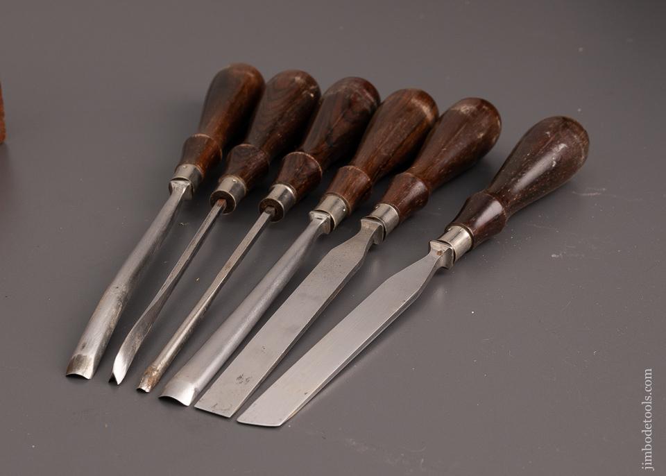 Mint in Box Set of 6 MILLERS FALLS Carving Chisels - 96739