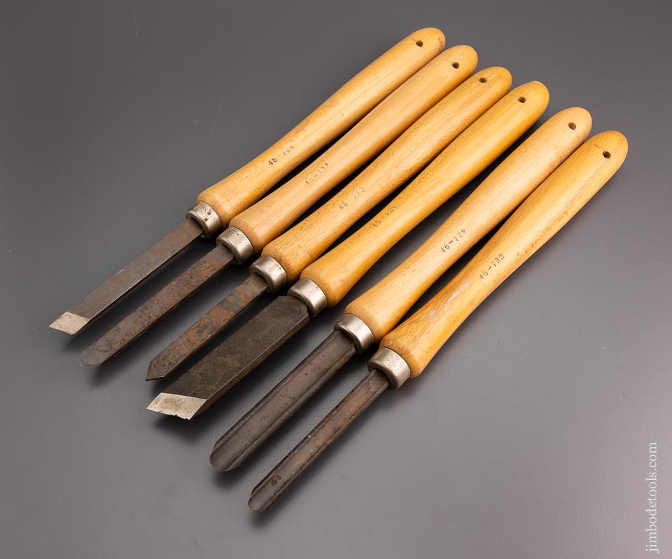Set of 6 Japanese Turning Chisels - 96796