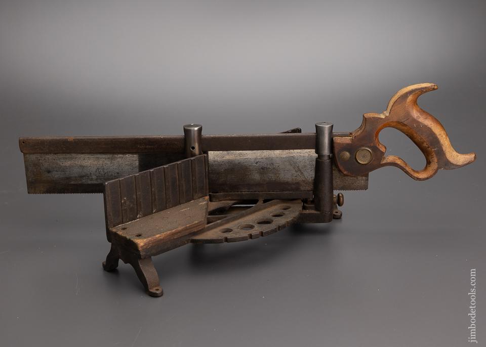 Rare & Fine Mini Miter Box MILLERS FALLS LANGDON No. 16 1/2 Complete - 96815