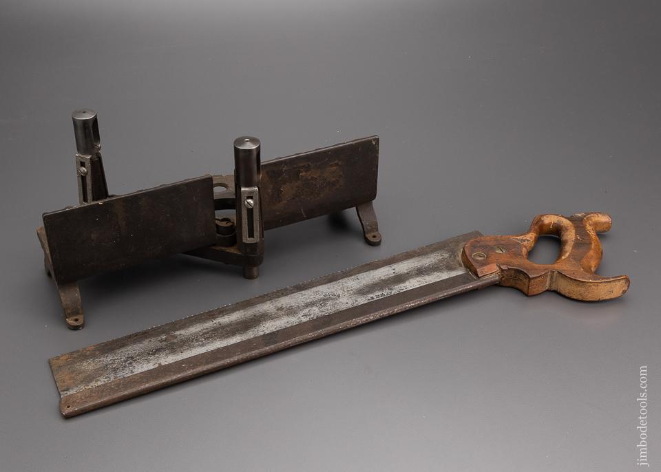 Rare & Fine Mini Miter Box MILLERS FALLS LANGDON No. 16 1/2 Complete - 96815