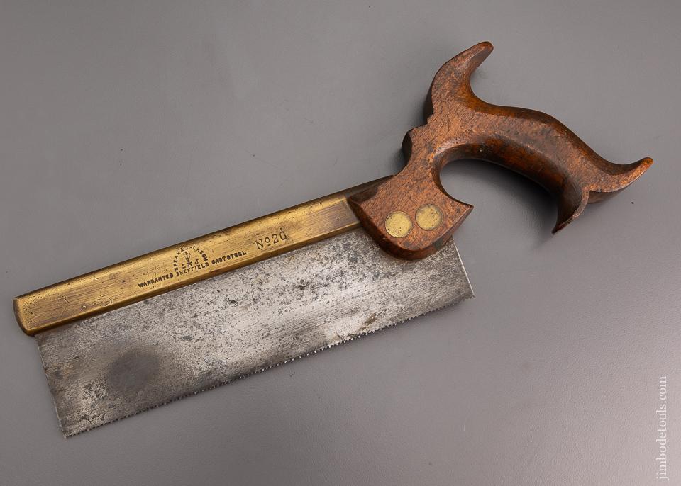 Remarkable SPEAR & JACKSON Brass Back Dovetail Saw - 96827