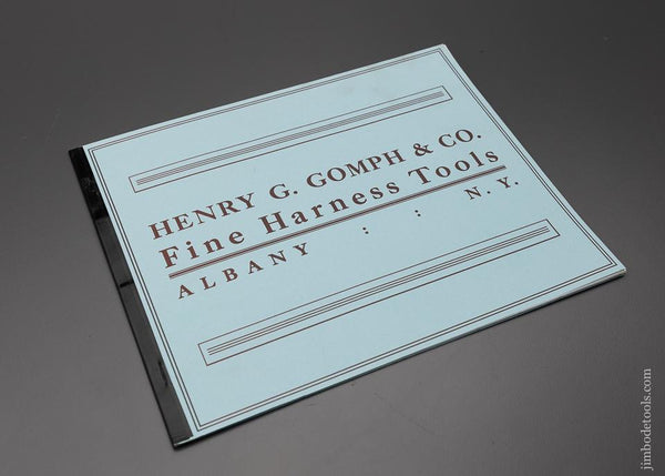 Excellent Reference GOMPH Leather Tool Catalog Reprint - 96835