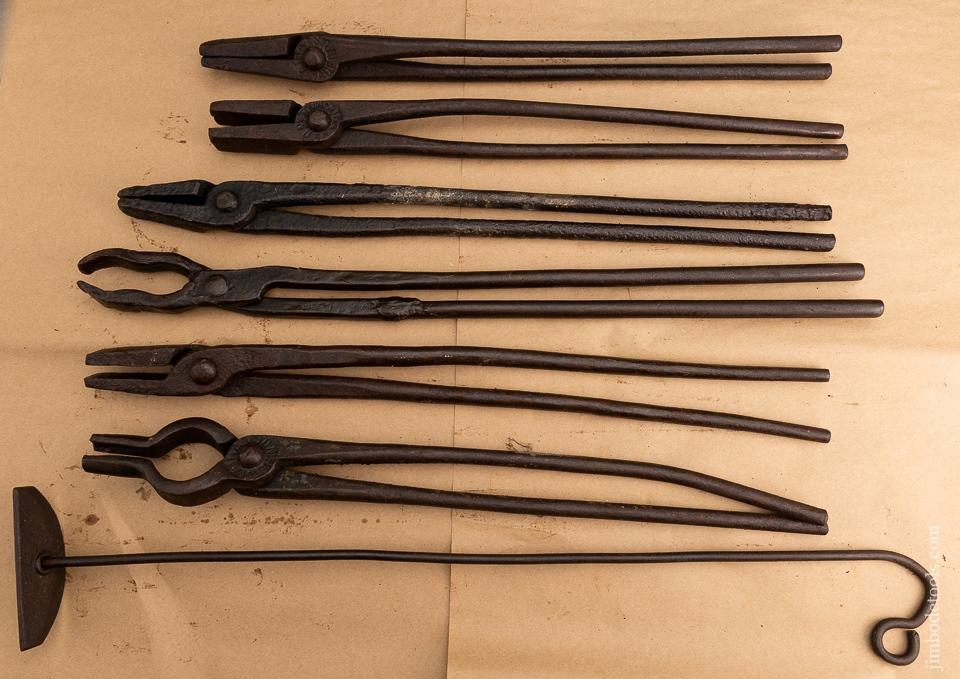 Great Collection of Nine Blacksmith's Tongs - 91395 – Jim Bode Tools
