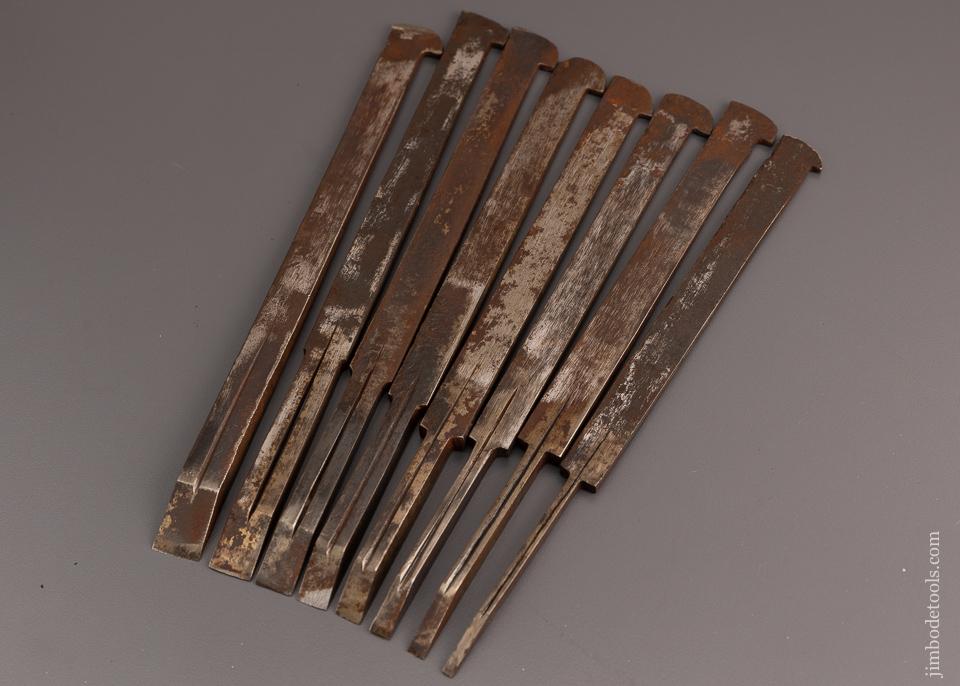 A. HILDICK 1-8 Plow Plane Irons - 96872