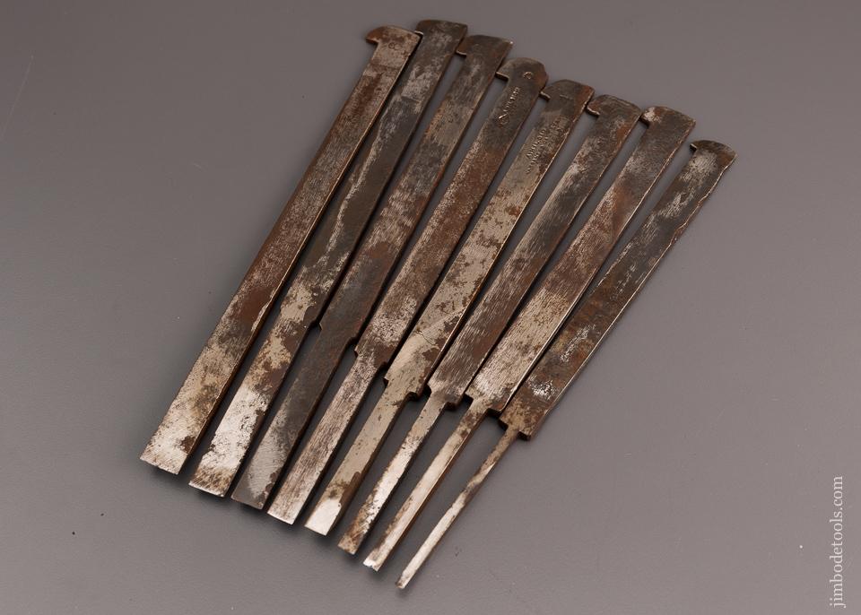 A. HILDICK 1-8 Plow Plane Irons - 96872