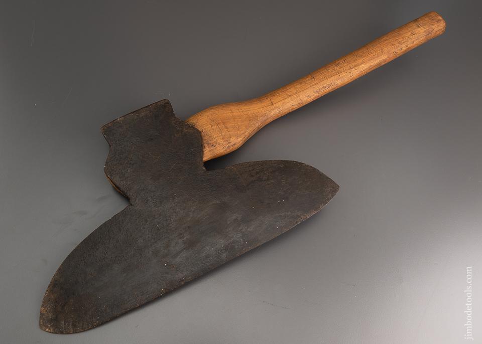 ??? & WALTON PHILA Offset Single Bevel Broad Axe Hewing Axe - 96882