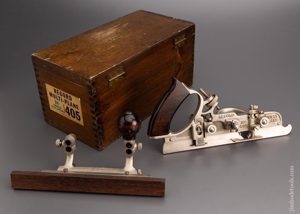 100% Mint & Complete RECORD No. 405 Combination Plow Plane Mint in Box - 96899