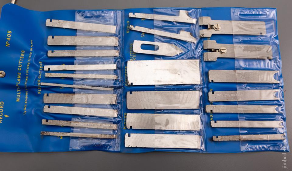 100% Mint & Complete RECORD No. 405 Combination Plow Plane Mint in Box - 96899