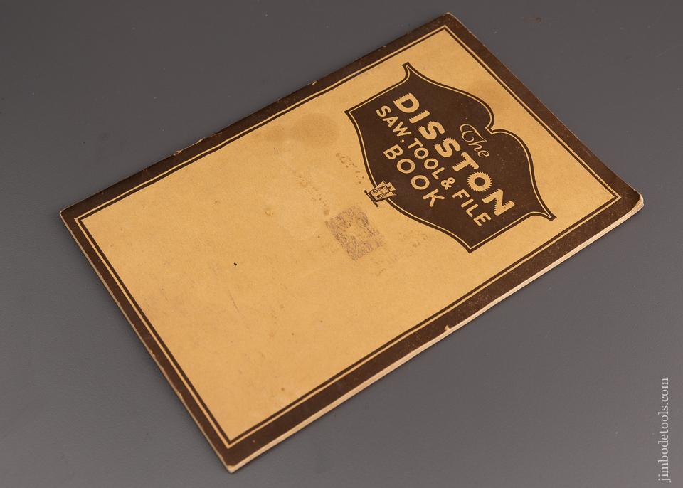 Original 1926 DISSTON Saw Book - 96910