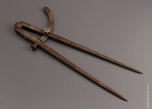 Fine 10 inch Wing Dividers by SAMPSON Newark N.J. - 96915