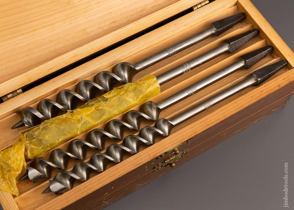 Complete Set of 13 RUSSELL JENNINGS Auger Bits Mint Unused in Original Three Tiered Box - 96928