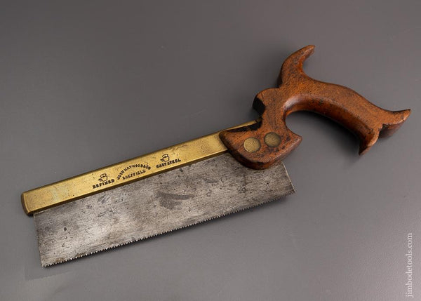 Just Sharpened Brass Back Dovetail Saw by JOSH. HAYWOOD & CO. - 96949