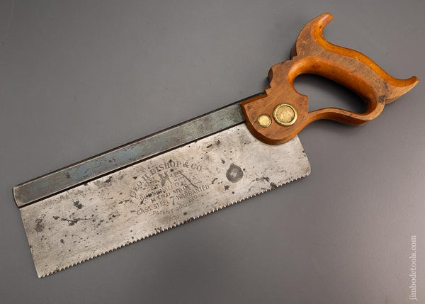 Beautiful GEO. BISHOP No. 7 Dovetail Saw - 96952