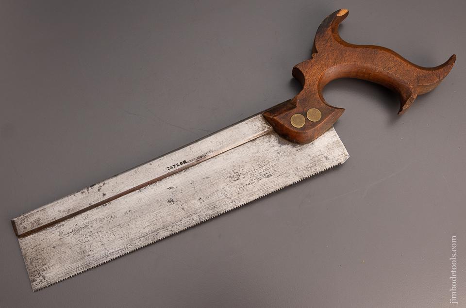 Early TAYLOR German Steel Dovetail Saw Just Sharpened - 96958