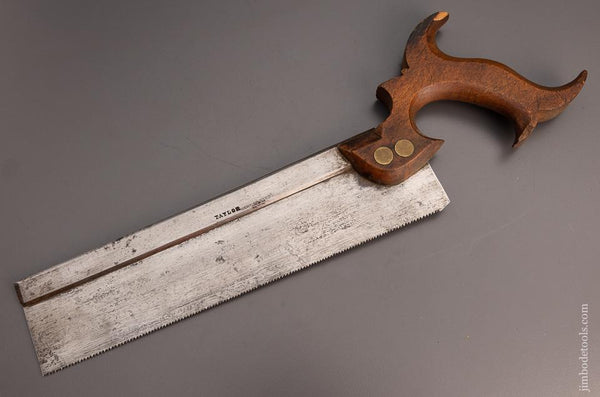Early TAYLOR German Steel Dovetail Saw Just Sharpened - 96958